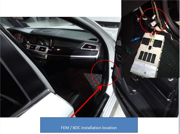 BMW FEM BDC Dismantlingkey Learning Location-1