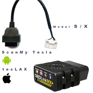 OBDLink MX + OBD2 / EOBD Diagnostic Adapter Interface For Scan My Tesla Model S/X And All Protocols