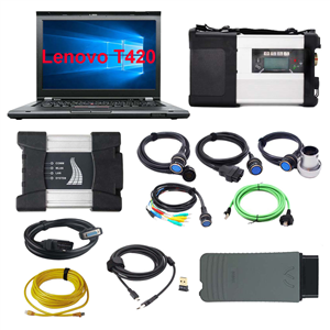 V2024.04 MB Star SD Connect C5 DOIP + V2024.07 BMW ICOM NEXT + VAS 5054A 3 in 1 Diagnostic Tool With Lenovo T420 Laptop