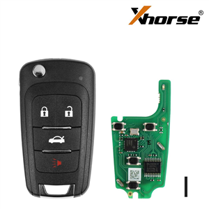 Xhorse XNBU01EN Wireless Remote Key Buick Flip 4 Buttons English Version 5pcs/lot