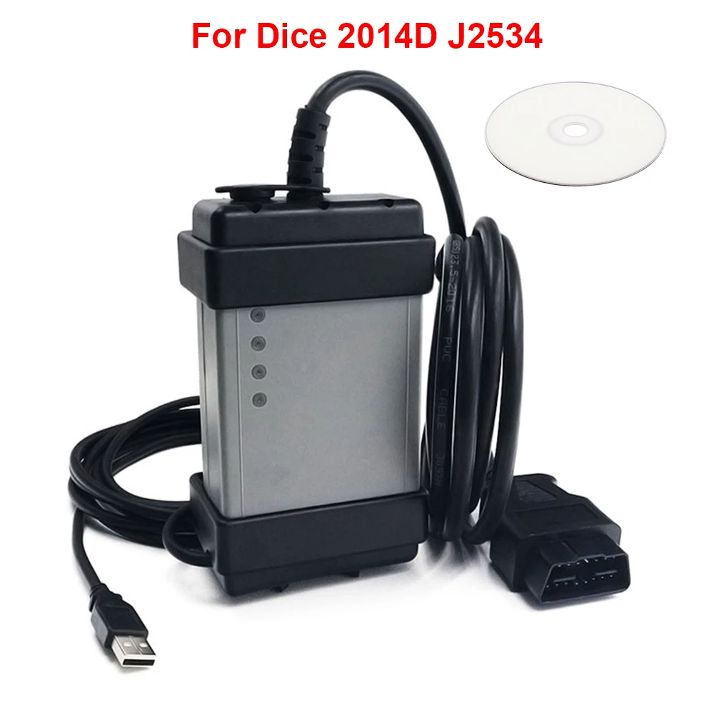 2014D J2534 Volvo Dice OBD Car Diagnostic Tool 1999-2014 Code Scanner V2014D Full Chip VXDIAG VCX NANO