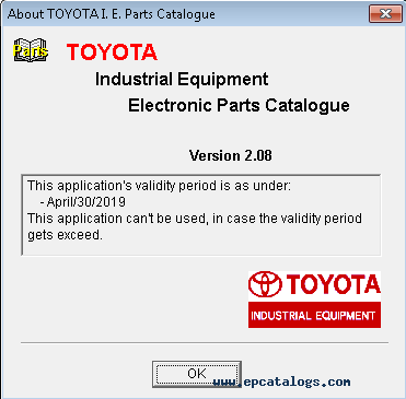 Toyota Industrial Equipment Parts Catalog 2020.06