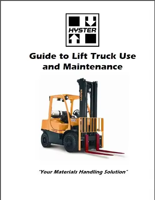 New Hyster Repair Manuals PDF