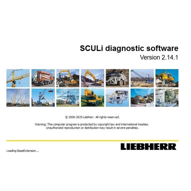 Liebherr Sculi Diagnostic Software 2.14.1 ( Sculi Lindiag Dcdesk Cep12 ) 2025+USB Dongle