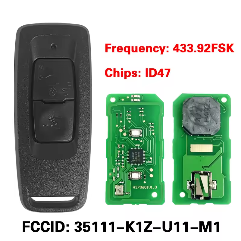Motorcycle Remote Control Key For Honda PCX160 FORZA NSS350 2021-2023 ID47 Chip 433.92FSK Replacement Smart Key