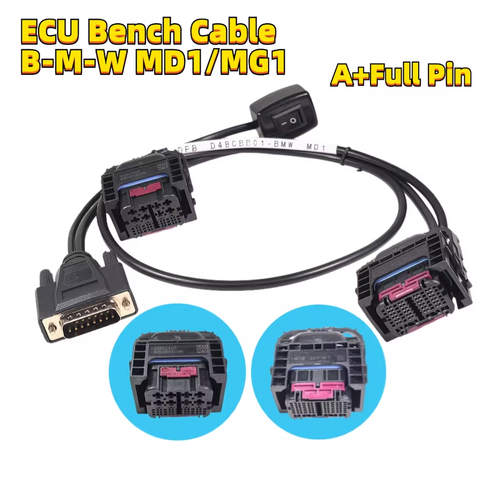 BMW MD1 MG1 ECU Bench Cable Support Bosch MD1CS001 MD1CP002 MD1CP032 MG1CS003 MG1C5024 MG1C5201 ECU Connection