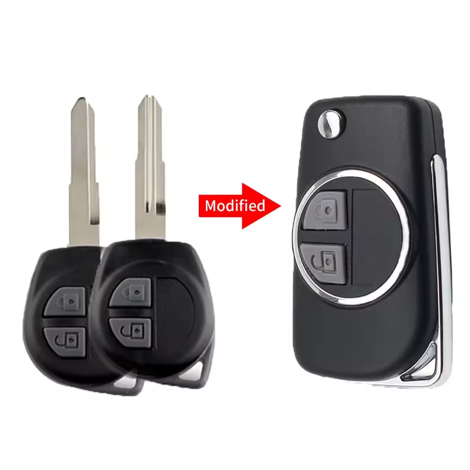 Modified Remote Car Key Shell For Suzuki Swift Grand SX4 Vitara Alto Ignis Liana Jimny Splash Agila Samurai Vauxhall Uncut Blade