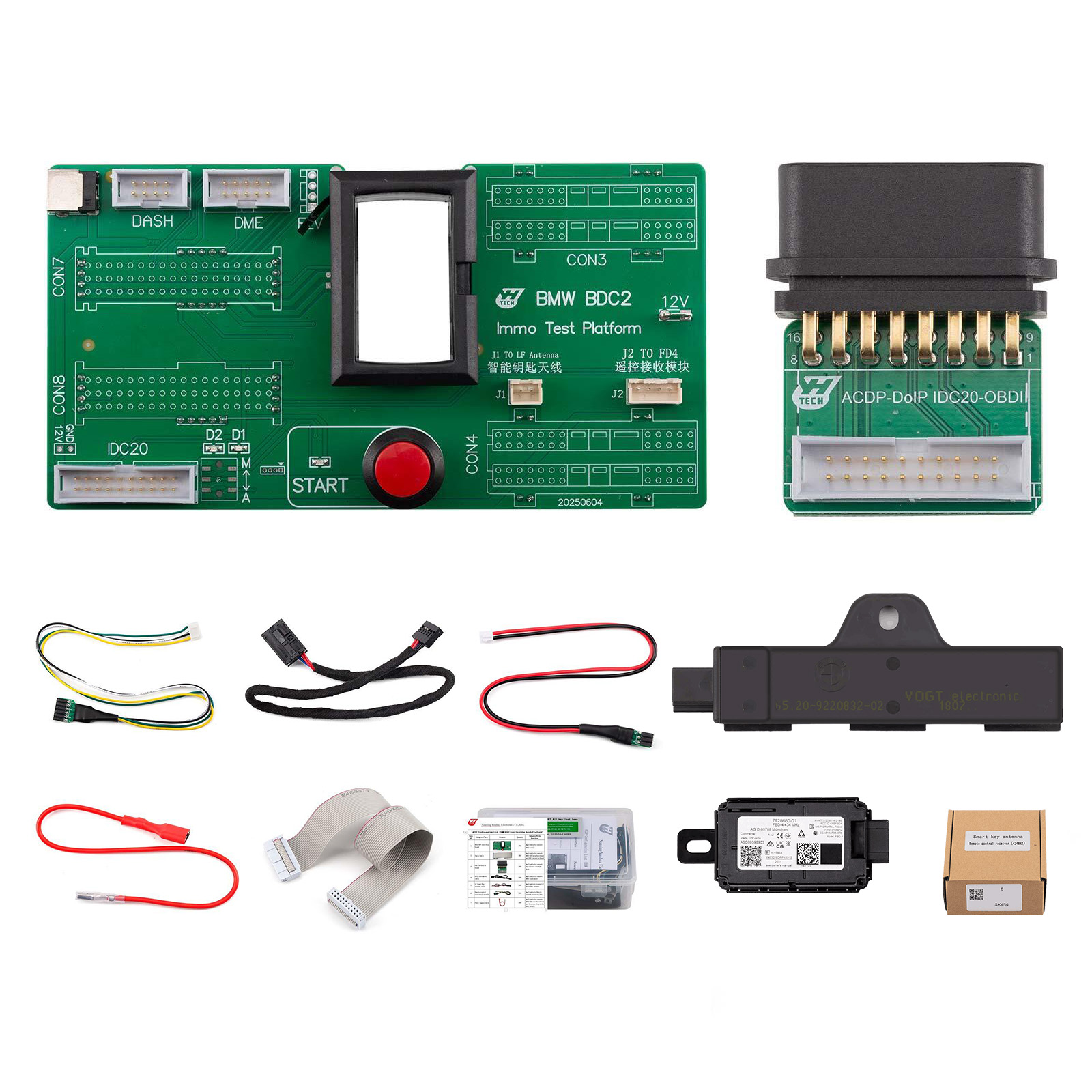 Yanhua BMW BDC2 Keys Learning Bench Platform Plus LF Smart Key Antenna Remote Control Receiver (434MHZ) Second-hand Dismantled Car Parts