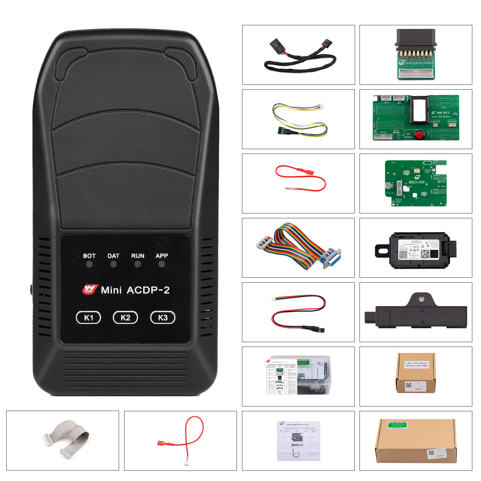 [BMW G Series BDC2 Full Pack] 2025 Yanhua ACDP-2 BMW G Series Package ACDP2 Hardware + Module 38 + BDC2 All Key Lost Platform + LF Smart Key Antenna