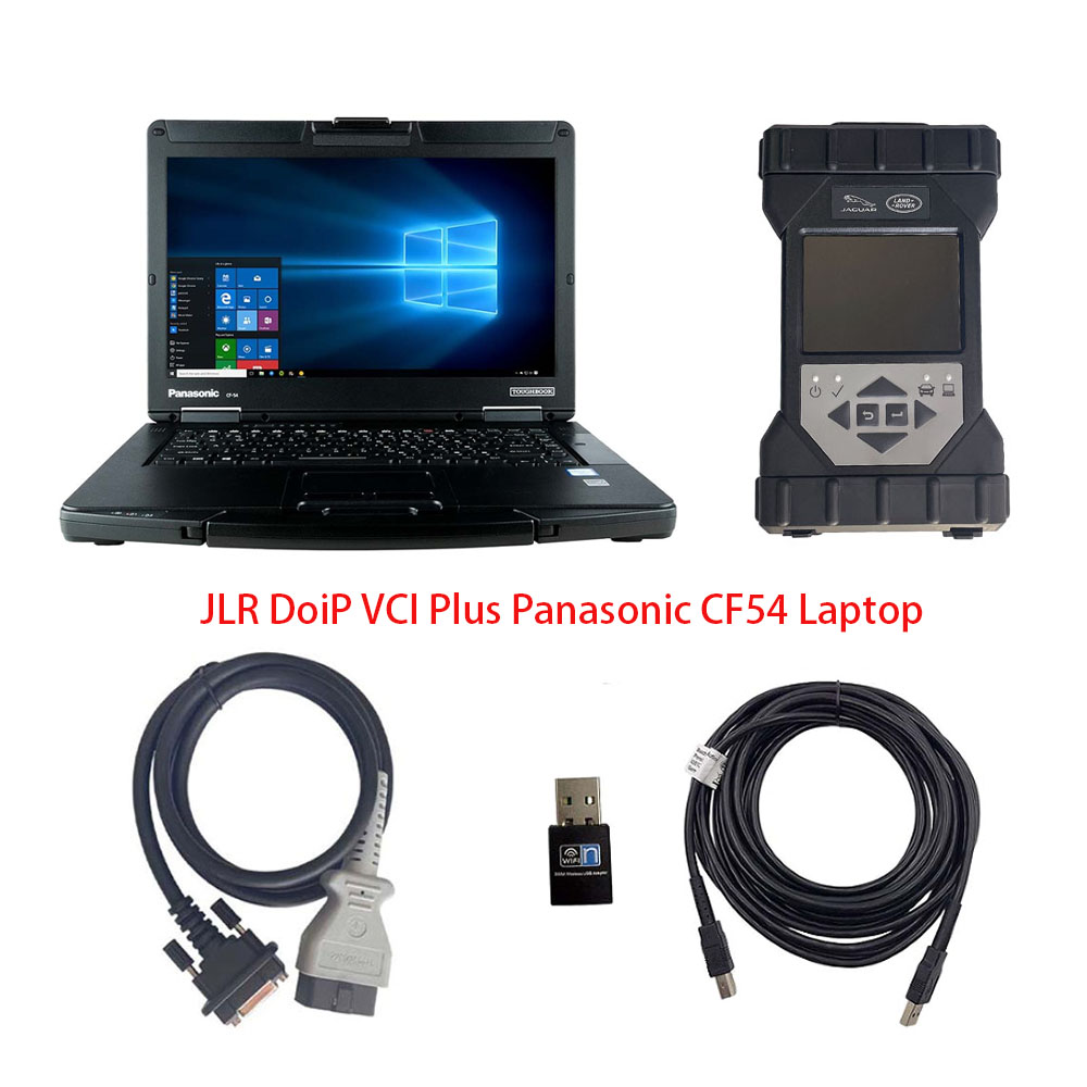 JLR DoiP VCI Pathfinder Diagnostic & Programming Tool For Jaguar Land Rover From 2005 To 2025 Plus Panasonic CF54 Laptop Ready to Use