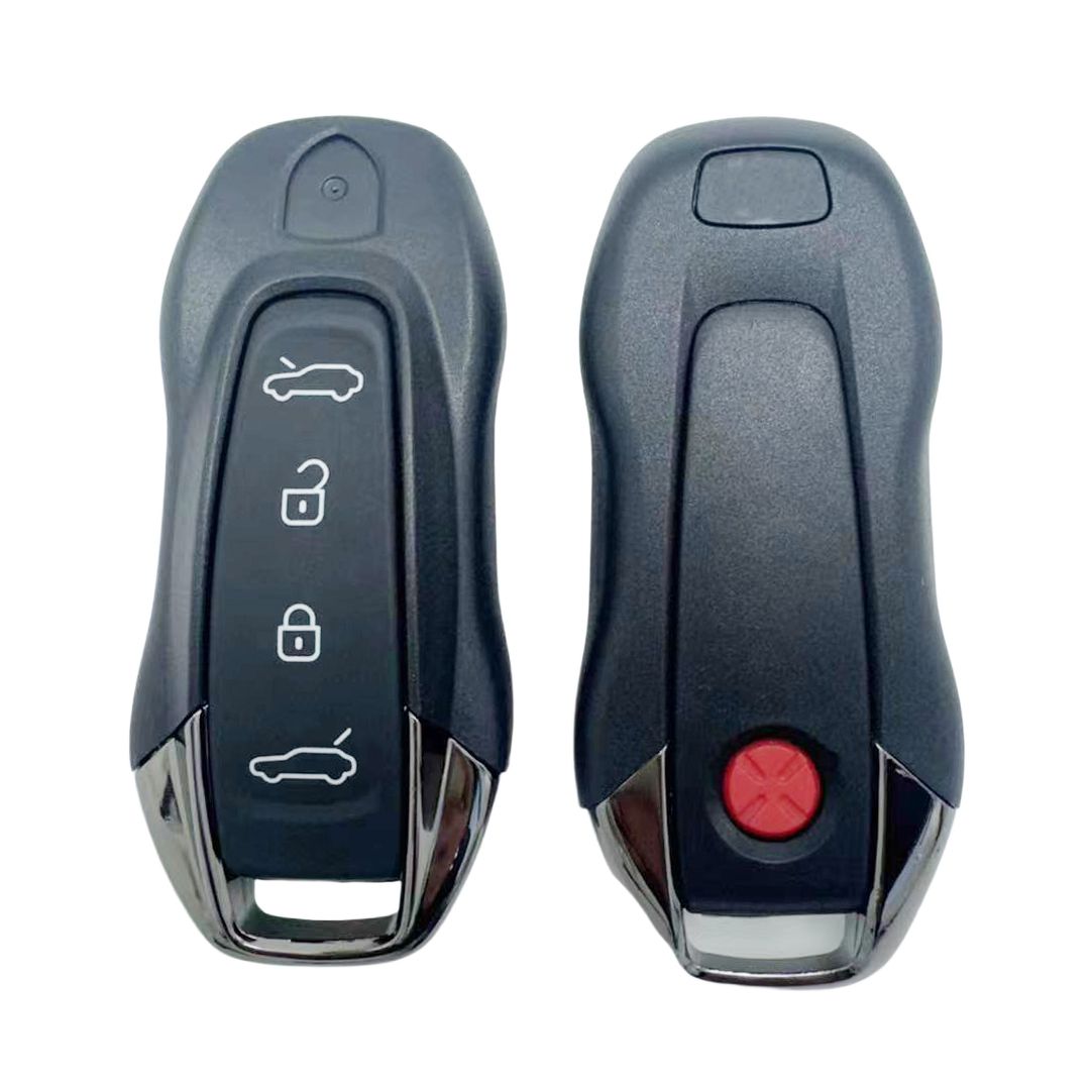 New Porsche Remote Key Shell for Porsche 911 Taycan, Panamera and Cayenne Car Remote Control Key 4 Button Keyless Entry Remote