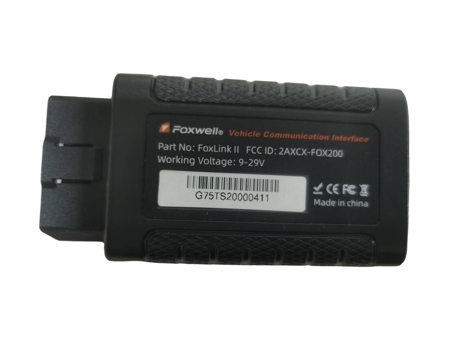 FOXWELL VCI Wireless Bluetooth Vehicle Communication Interface for Foxwell NT809BT NT808TS NT909 NT1009 GT60