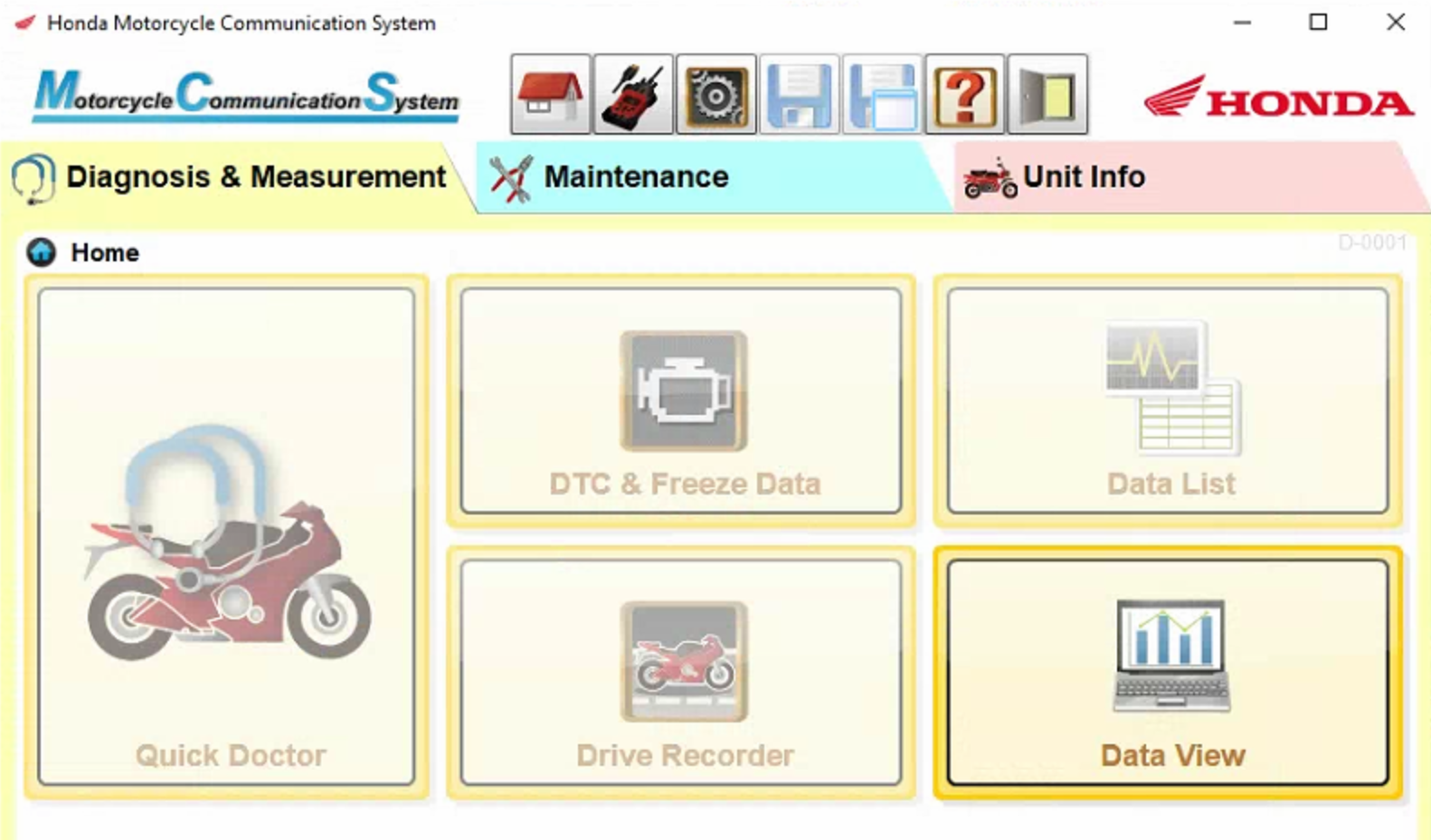 2021 Honda Motorcycle MCS Diagnostic Software Motorcycle Communication System for Honda Motorcycles Offline Version