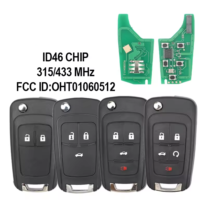 OHT01060512 Remote Car Key 2/3//4/5BT Fob 315MHz/433MHz ID46 for Chevrolet Cruze Camaro Malibu Sonic Opel GMC Keys
