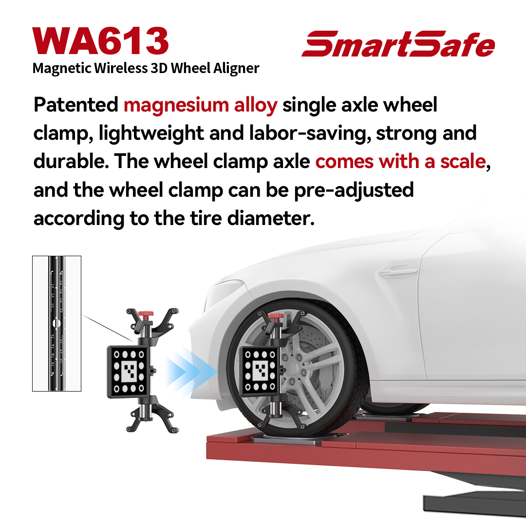 SmartSafe WA613 Wireless Touchless Wheel Aligner