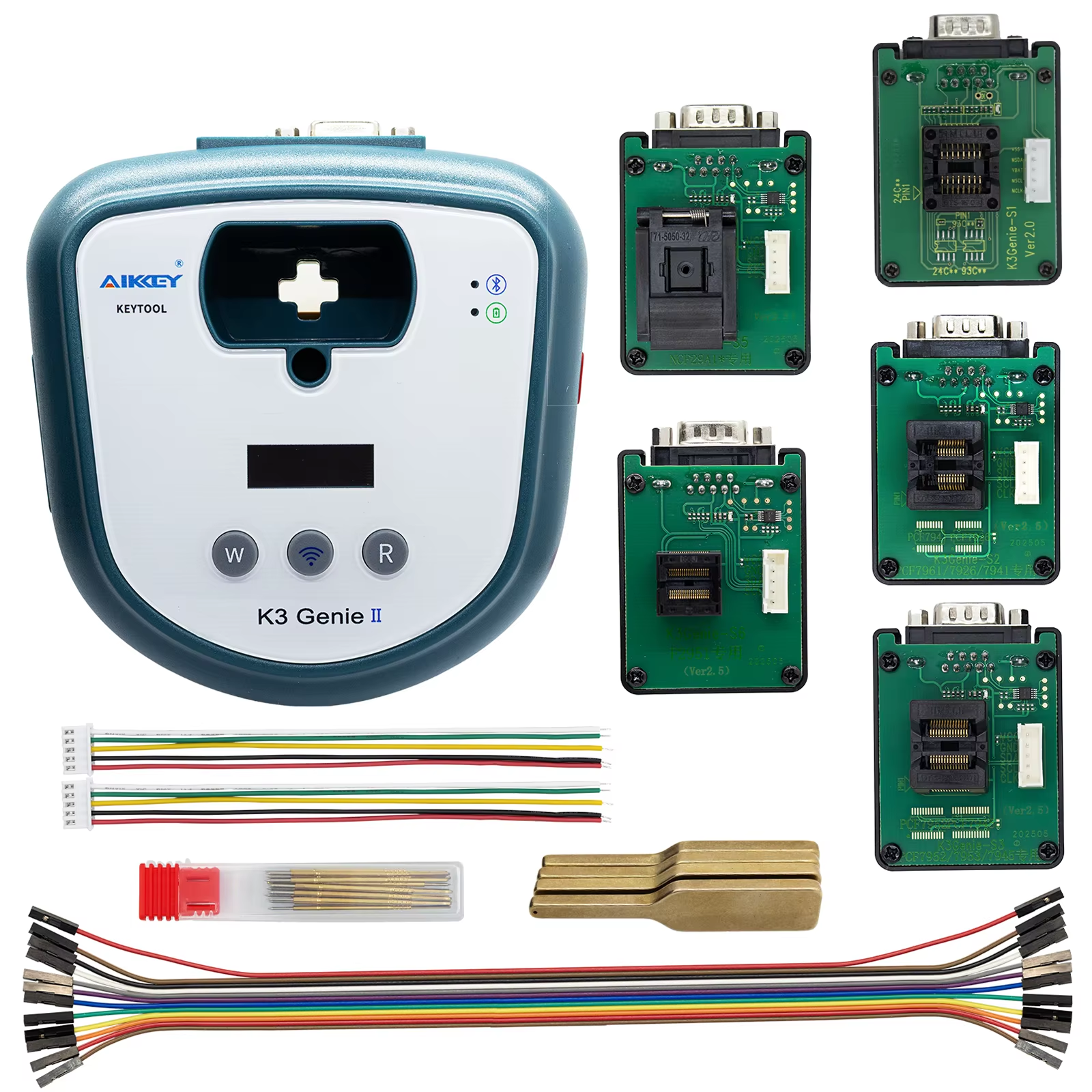 AIKKEY Newest K3 Genie+ Remote Key Unlock Tool Refresh Control Key Programming Data Read and Write K3 Genie II Key Programmer