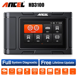 ANCEL HD3100 12V Car and 24V Heavy Duty Diesel Truck Diagnostic Scanner 2 in 1 Full System OBD2 Auto Scanner Lifetime Free Update