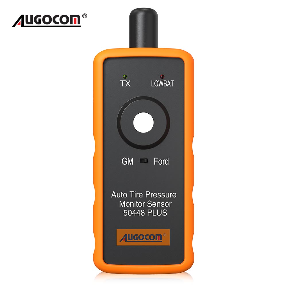 AUGOCOM Auto Tire Pressure Monitor Sensor 50448 Plus 2 in 1 TPMS Activation Tool for GM and Ford