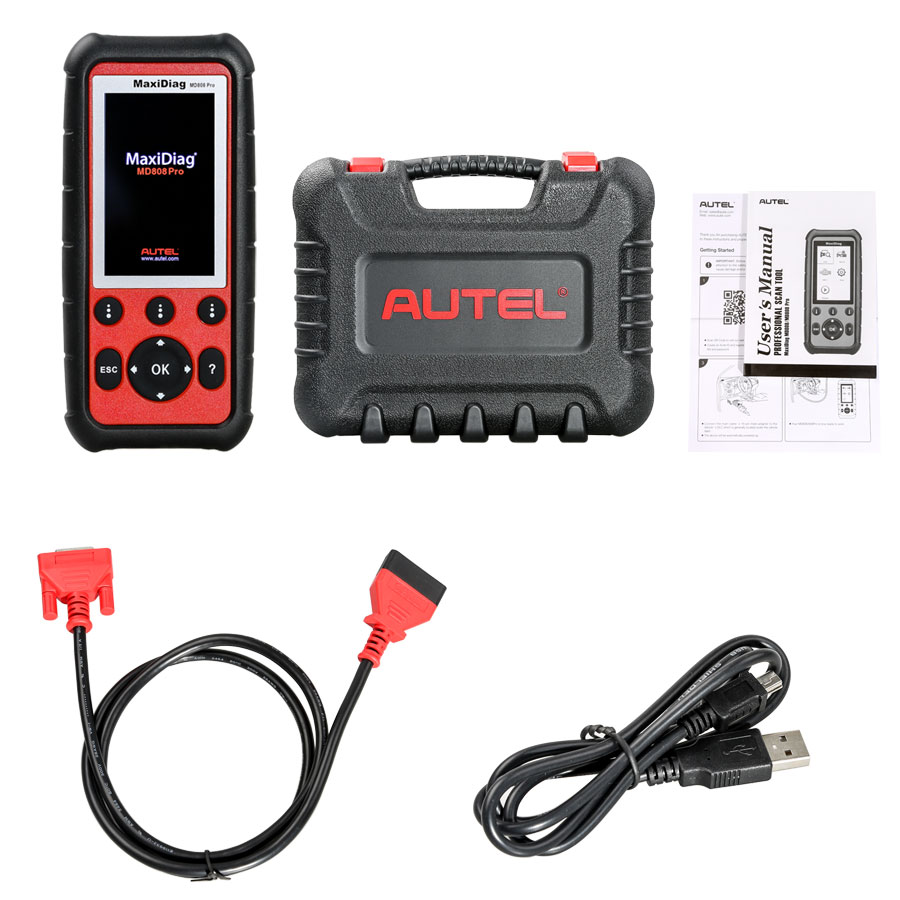 Autel MaxiDiag MD808 PRO Diagnostic Tool Full Systems With Special Function For EPB/ Oil Reset/ DPF/SAS And BMS