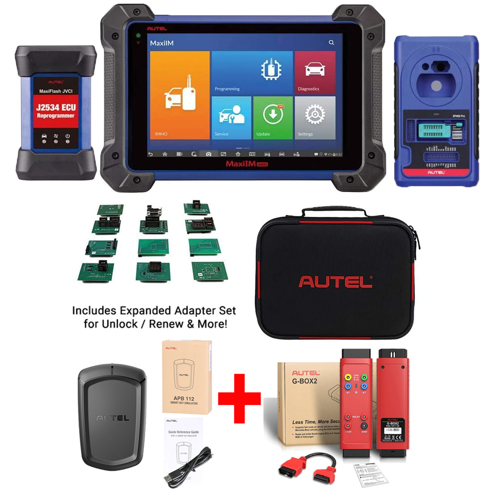 Autel MaxiIM IM608 PRO Auto Key Programmer Diagnostic Tool With APB112 & G-BOX2 & IMKPA Accessories For Renew & Unlock