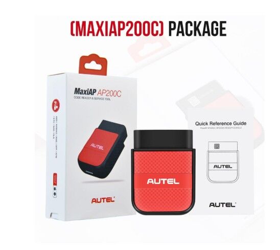 Autel AP200C Bluetooth OBD2 Scanner Full System Diagnostic Tool MaxiAP AP200C Wireless Code Reader Car Diagnosis Repair Tools