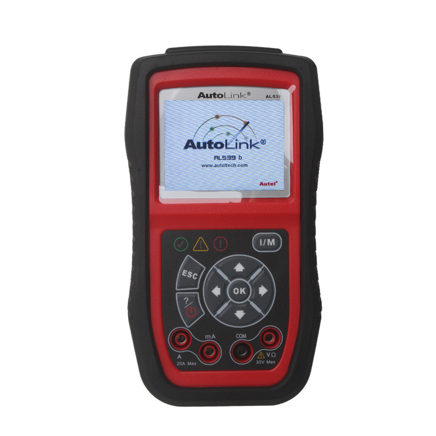 Autel Autolink AL539B OBD2 Scanner 12V Batter Tester Automotive Analyzer DC AC Avometer 3 in 1 Code Reader PK al539 Free Update