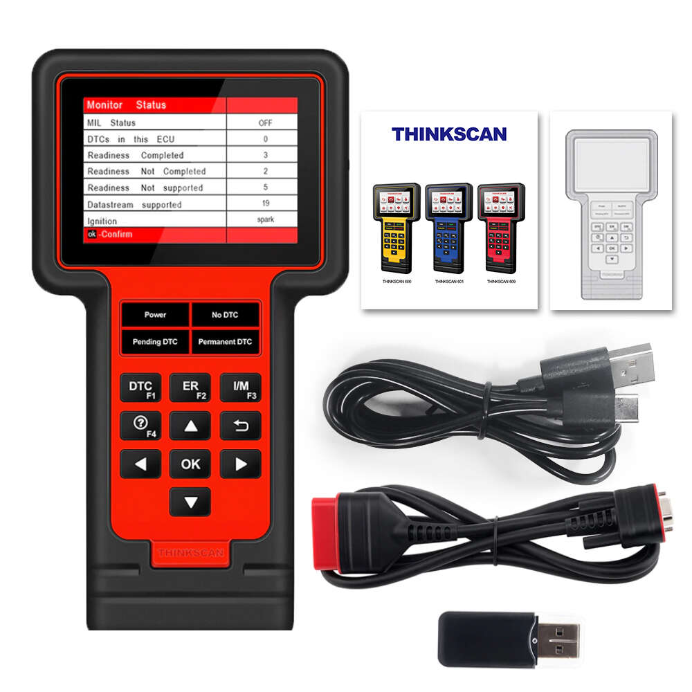 Thinkcar TS609 OBD2 Scanner Engine ABS SRS Transmission Diagnostic tool ThinkScan 609 code reader scanner with 8 reset Function