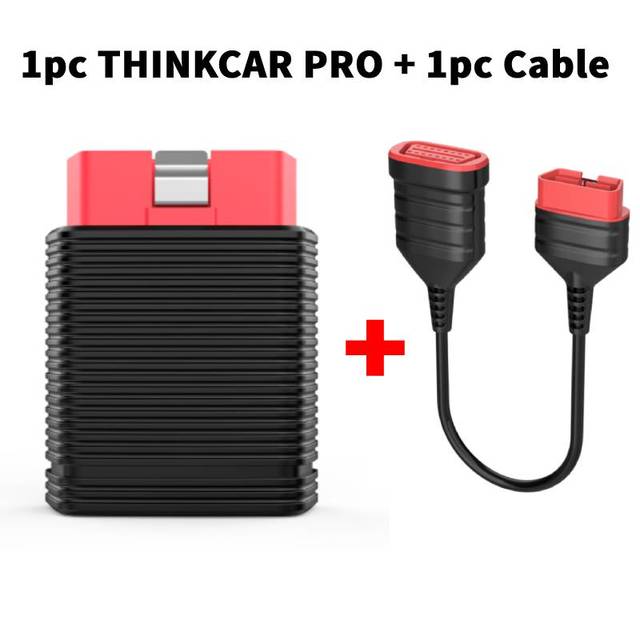 THINKCAR PRO OBD2 Car Scanner Lifetime free Full System Diagnostic Tool Plus ThinkDiag OBD2 Male to Female Extension Cable