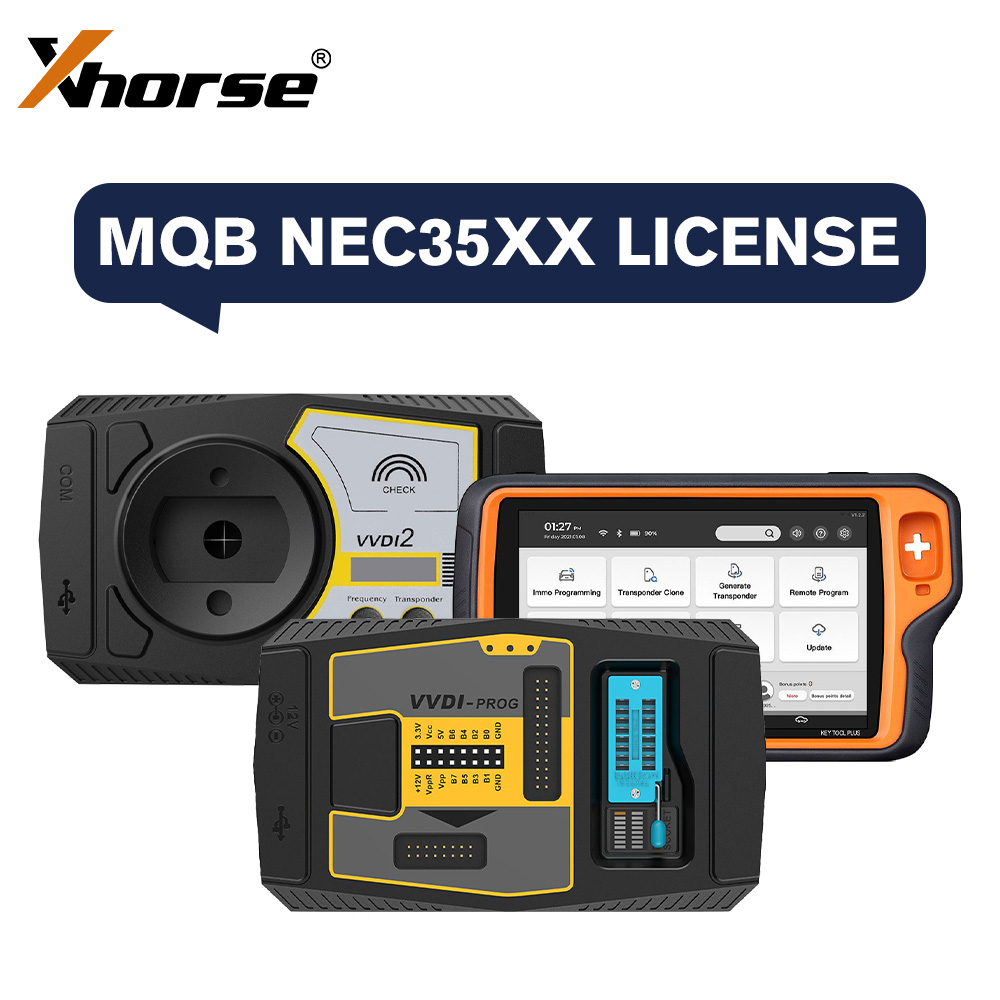 Xhorse Volkswagen MQB Support Add Key & All Key Lost License Suitable for Key Tool Plus Pad or VVDI2 + VVDI Prog