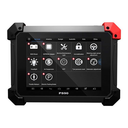 XTOOL PS90 Car Diagnostic Tool With Special Functions IMMO/Odometer/DPF/EPS/TPS/EPB Free Update Online For 2 Years