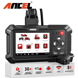 2023 Ancel MT500 Motorcycle Scanner Full System Diagnostic ECU Coding AutoTools Motorcycle Analysis USA Version for YAMAHA for BRP for KAWASAKI