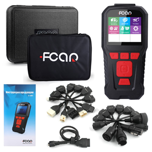 FCAR F-50R Heavy Duty Truck Scanner Auto Diagnostic 24V Diesel Trucks OBD2 Scanner Russian Language Car Diagnostic Tool Full Version