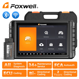 FOXWELL NT1009 OBD2 Car Diagnostic Tools All System 34+ Reset All Makes Free Bi-directional ECU Coding OBD 2 Automotive Scanner