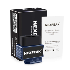 NXPEAK NexzScan OBD2 Diagnostic Scanner Bluetooth Code Reader Work with iOSAndroid Automotive Diagnostic Scanner Better than ELM327
