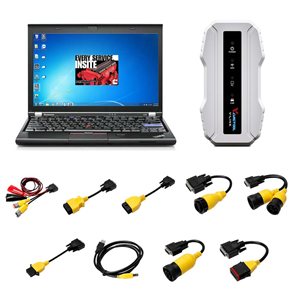 NEW VDIAGTOOL VCX HD Heavy Duty Truck Diagnostic TOOL For CAT, VOLVO, HINO, Cummins Wifi Version Truck Scanner With Lenovo T410 Laptop