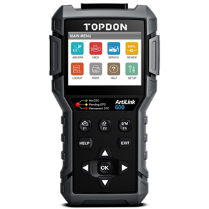 TOPDON ArtiLink600 OBD2 Scanner Car Diagnostic Tool Automotive Scan Auto Diagnostics ABS SRS Engine Test Autoscanner Free Update
