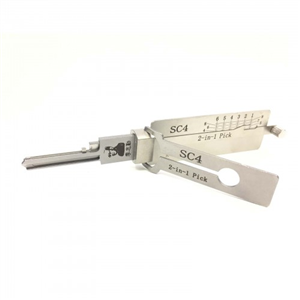 2022 New LISHI SC4 Civil Schlage 6 Bitting 2-in-1 Tool