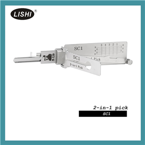 2022 New LISHI SC1 Civil Schlage 5 Bitting 2-in-1 Tool