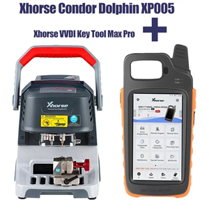 Xhorse Condor Dolphin XP005 XP-005 Automatic Key Cutting Machine Plus VVDI Key Tool Max Pro Work on IOS & Android