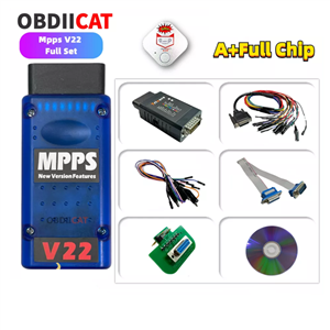 2022 New product MPPS V22 Master Tricore+Multiboot+Breakout Tricore Cable+Bench Pinout Cable no limit Perfect kit