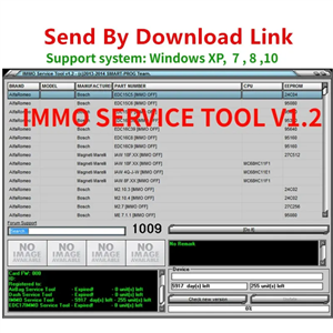 2023 Edc 17 IMMO SERVICE TOOL V1.2 PIN Code and Immo off Works without Registration