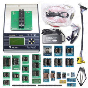 SuperPro 6100N XELTEK Universal Programmer + 28 Adapters With IC Chip Extractor