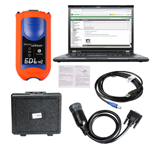 John Deere Service Advisor EDL V2 Electronic Data Link Diagnostic Tool Plus Lenovo T420 Laptop With V5.3.225 AG+ CF Software