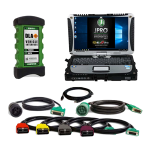 2024 V3 Noregon JPRO Professional Truck Diagnostic Scan Tool Plus Panasonic CF19 I5 4GB Laptop