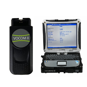 Original Volvo VOCOM II MINI 88894200 WIFI Heavy Duty Truck Diagnostic VOCOM 2 88894200 For Volvo Truck Diagnostic Tool+ Panasonic CF19 laptop