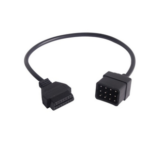 Renault 12 Pin OBD to OBD2 Female Connector Adapter