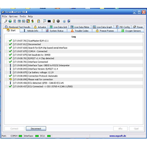 ScanMaster ELM 2.1 software for EML 327