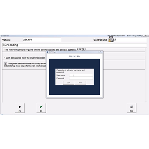 One Time Online SCN Coding Login Service For MB SD Connect C4/C5 Benz Diagnostic Tool