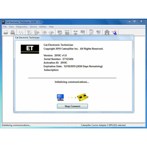 2019C Cat Caterpillar ET 3 Cat ET Software Caterpillar Electronic Technician One PC Activation