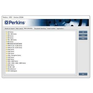 2018A Perkins SPI2 Spare parts catalogues and service manuals for all Perkins models